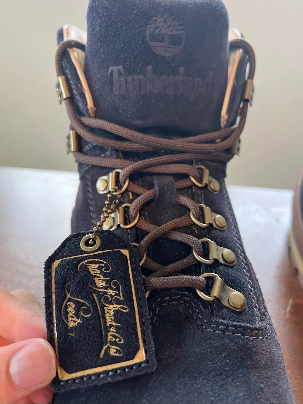 Timberland C.F. Stead Indigo Suede Euro Hiker Boot 10.5 US DD411